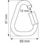 CAMP DELTA QUICK LINK STEEL 10 mm