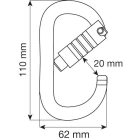 CAMP OVAL XL 3LOCK - Titán